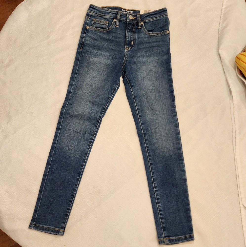 Epic Threads Kids Girls Skinny Fit Sz 8 Denim Blue Jeans